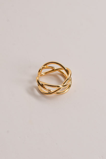 Helen Gold Triple Ring