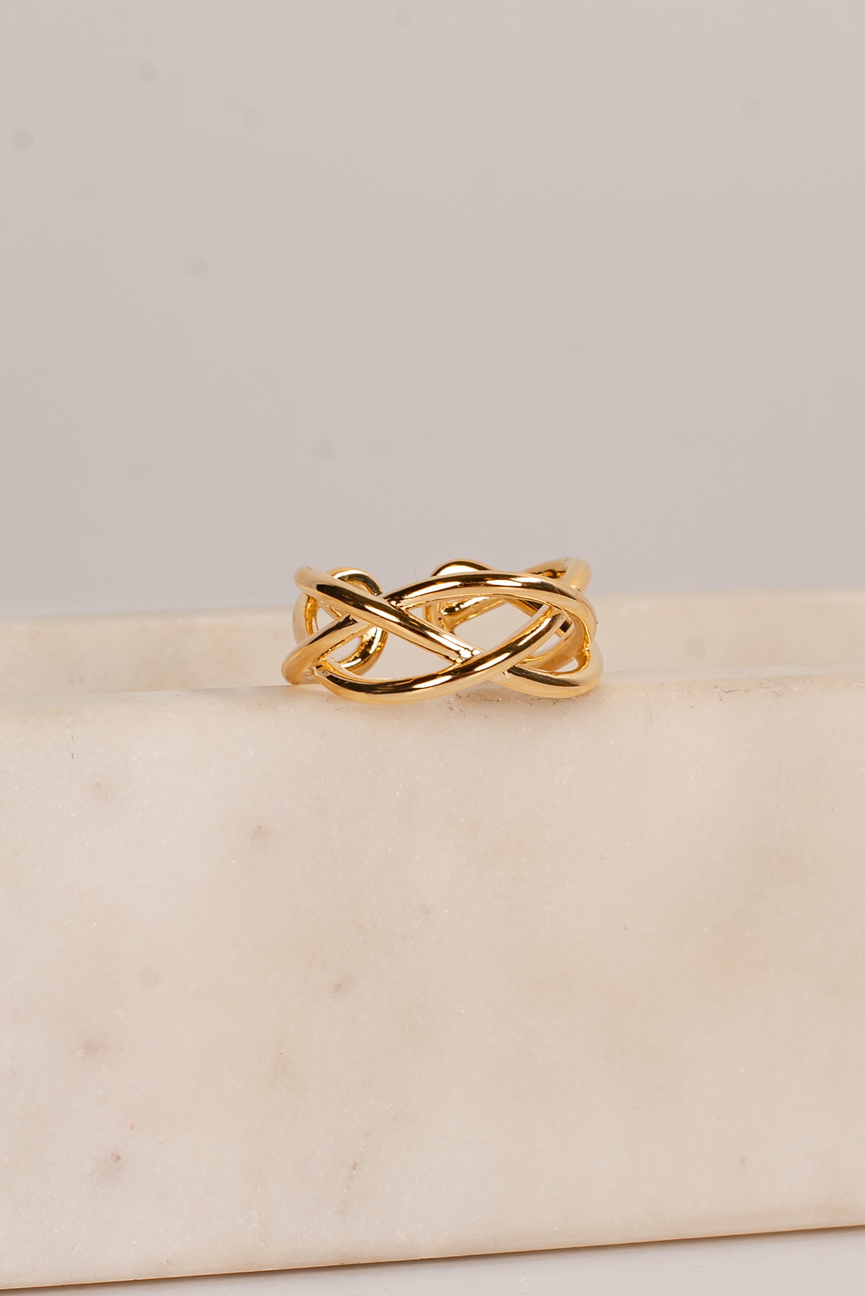 Helen Gold Triple Ring