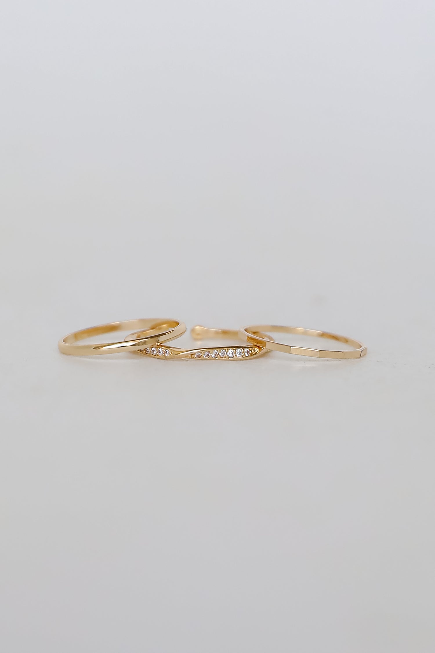 Aurora Gold Ring Set