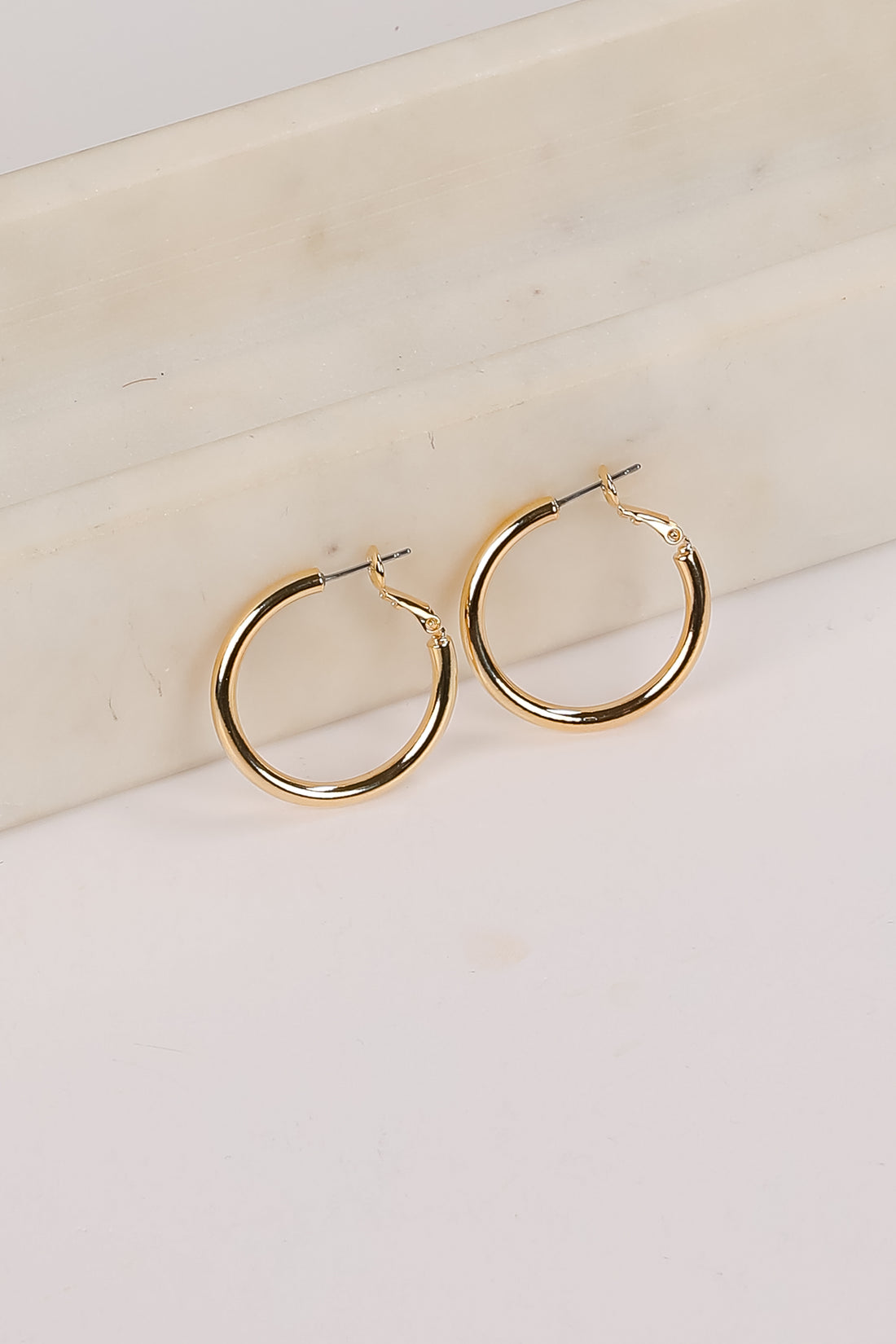 Rachel Gold Hoop Earrings