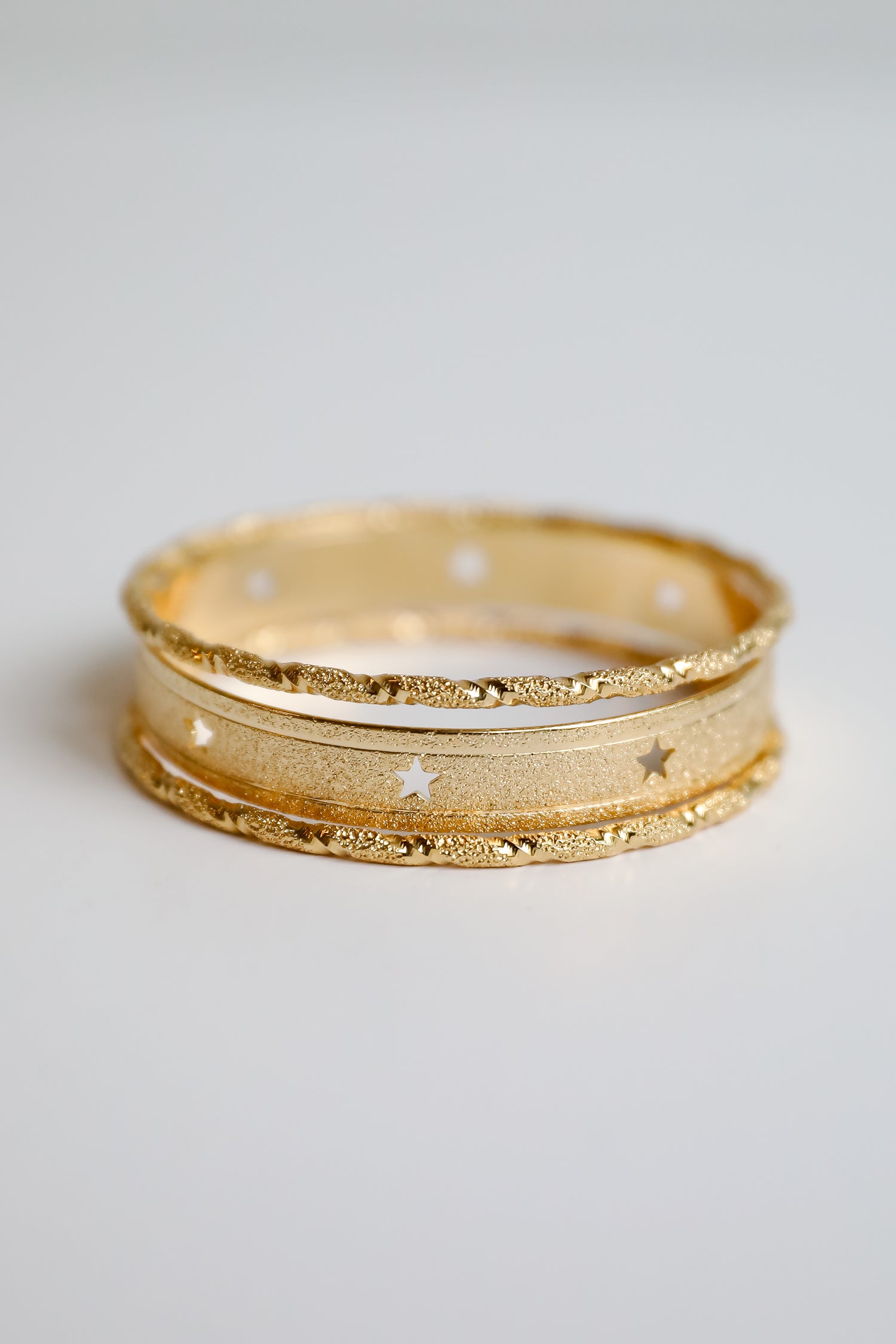 Cecelia Gold Star Bangle Set