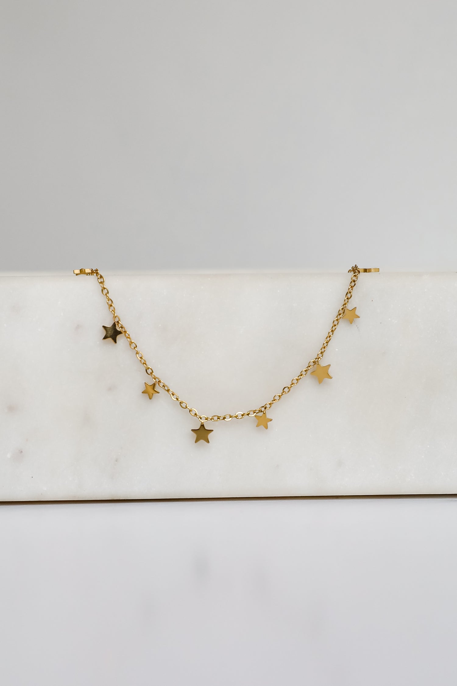 Elise Gold Star Charm Bracelet
