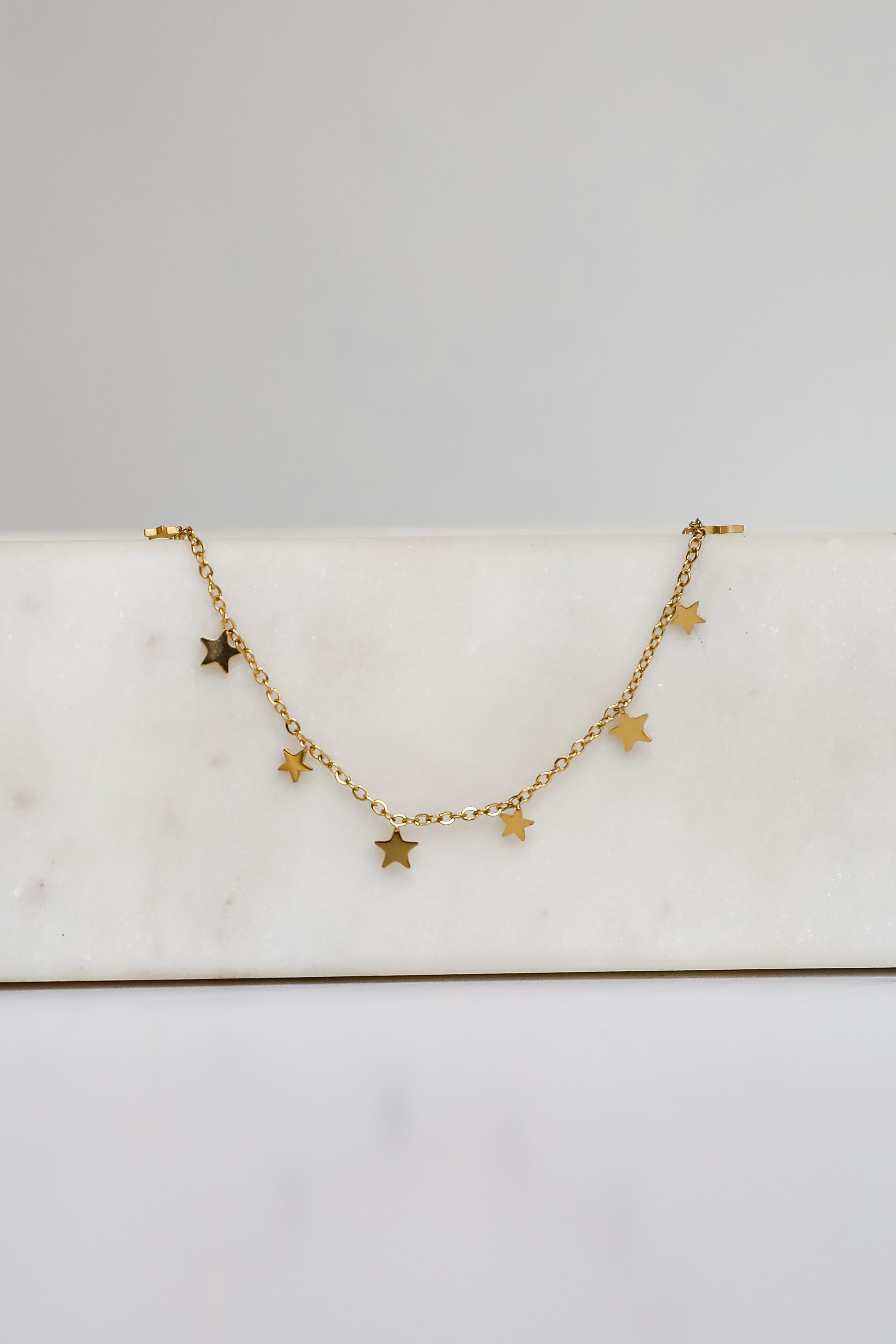 Elise Gold Star Charm Bracelet