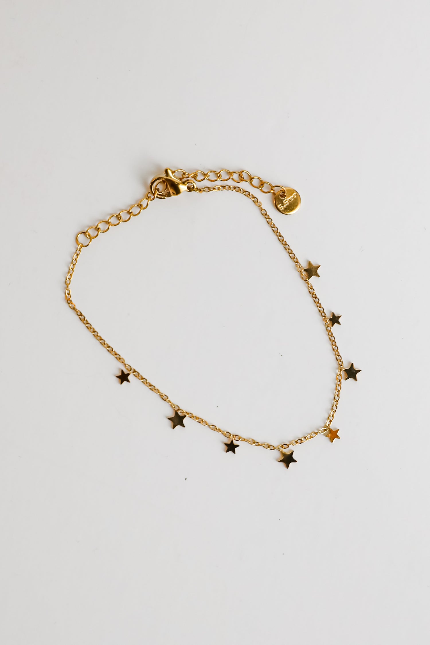Elise Gold Star Charm Bracelet