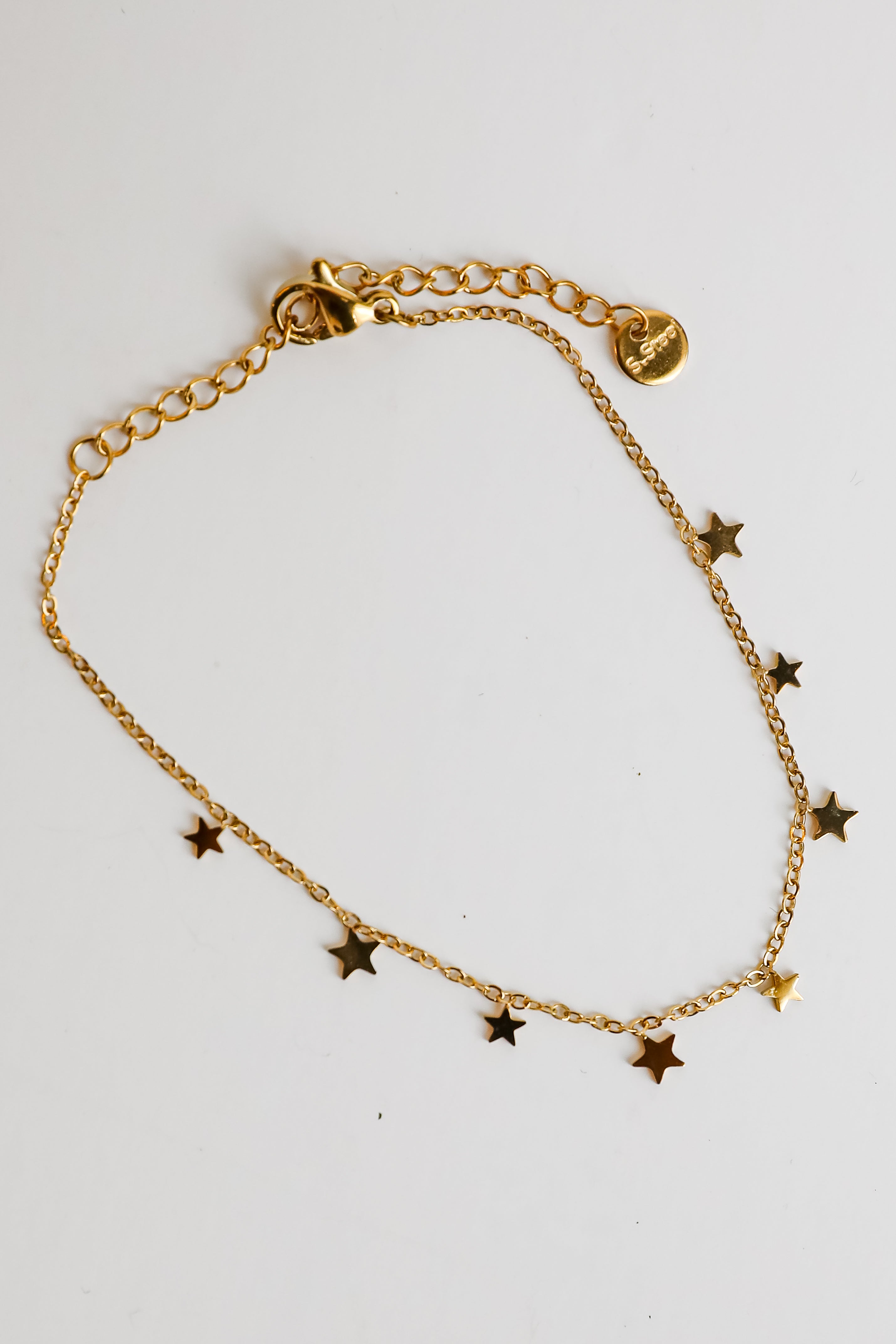 Elise Gold Star Charm Bracelet