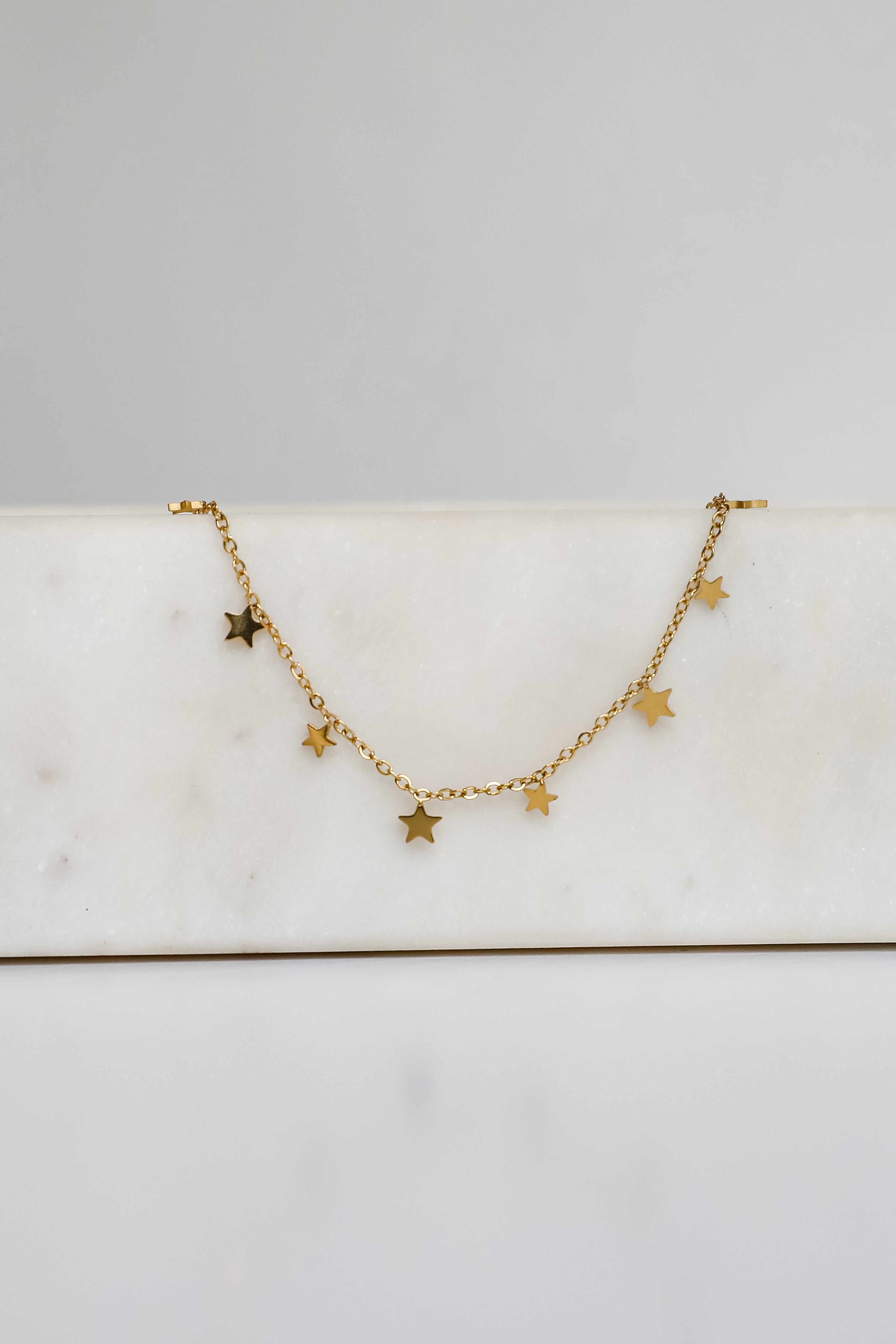Elise Gold Star Charm Bracelet