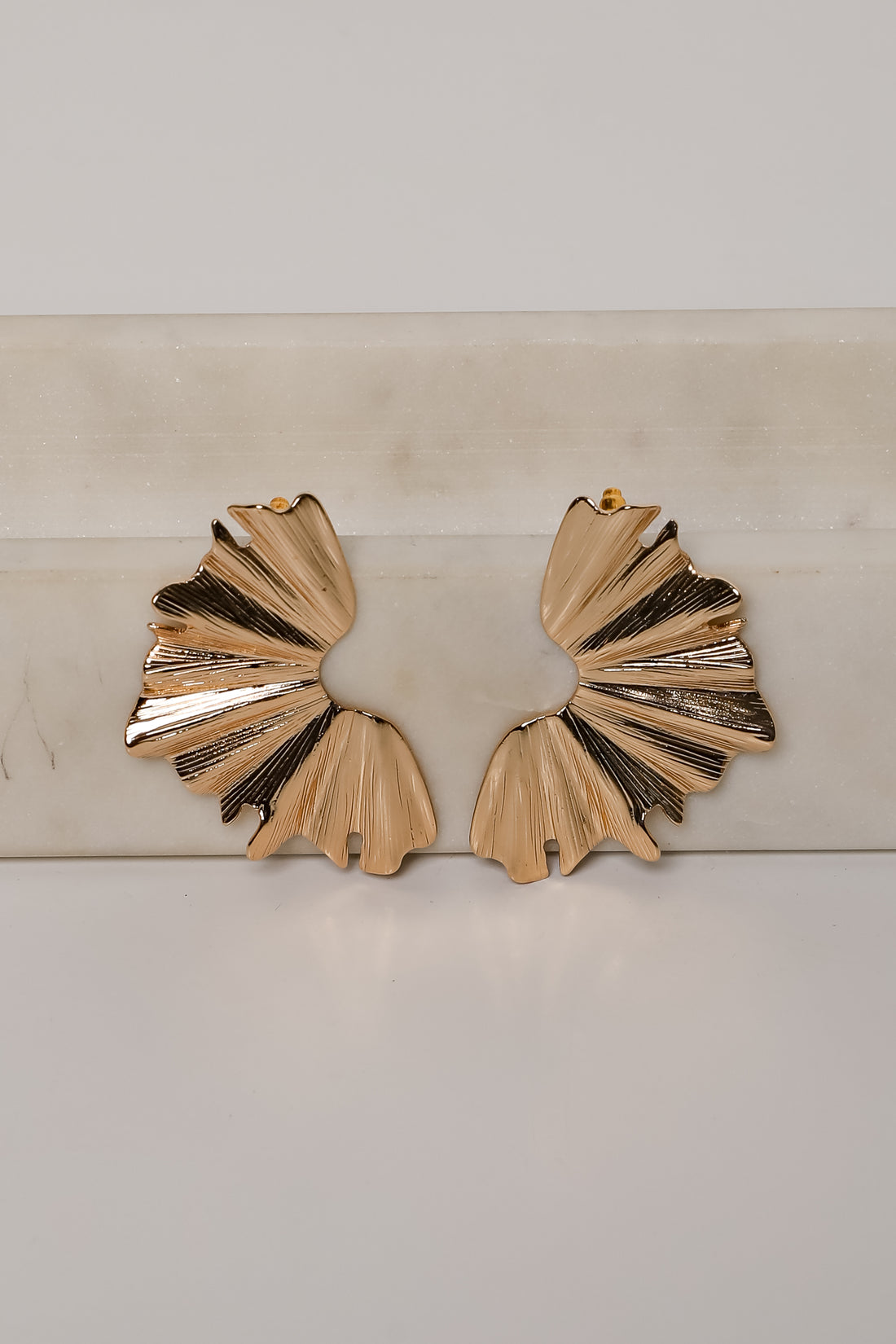 Claire Gold Statement Earrings