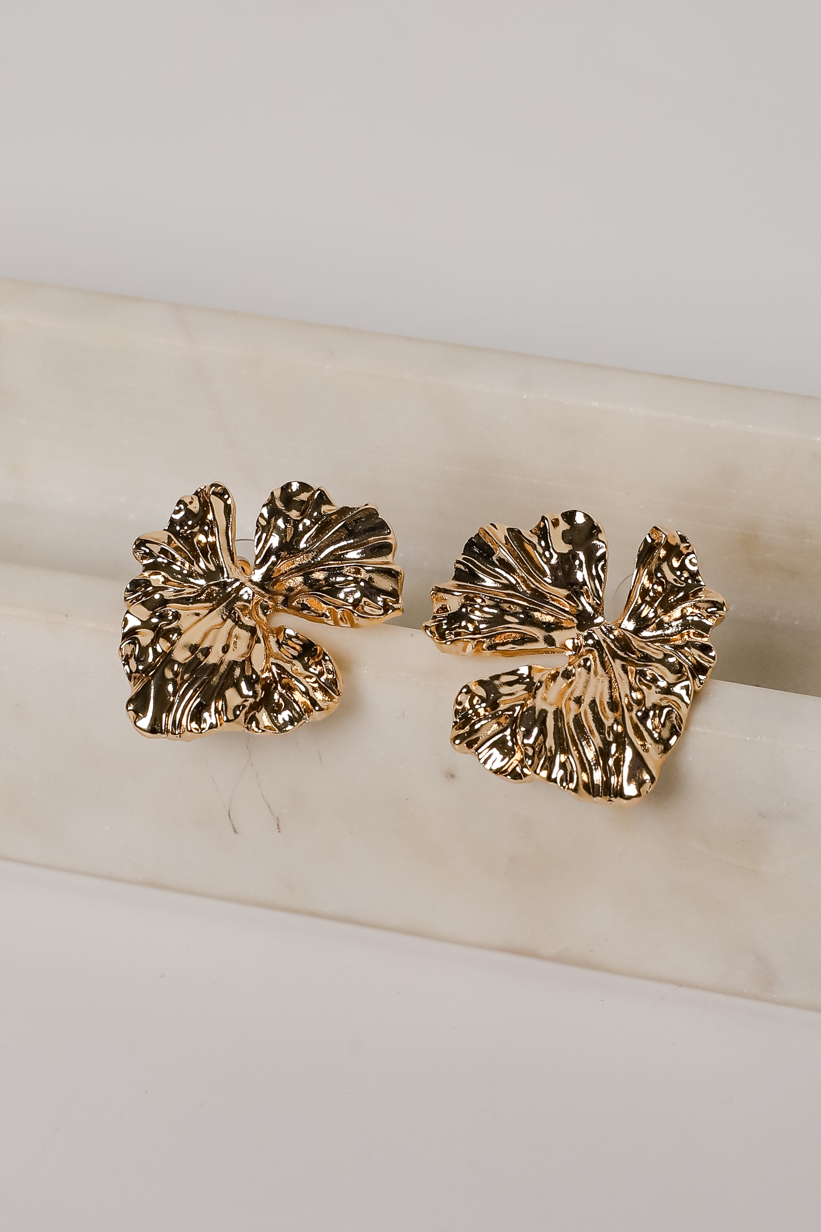 Quinn Textured Statement Earrings
