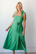 Iconic Ways Green Midi Dress