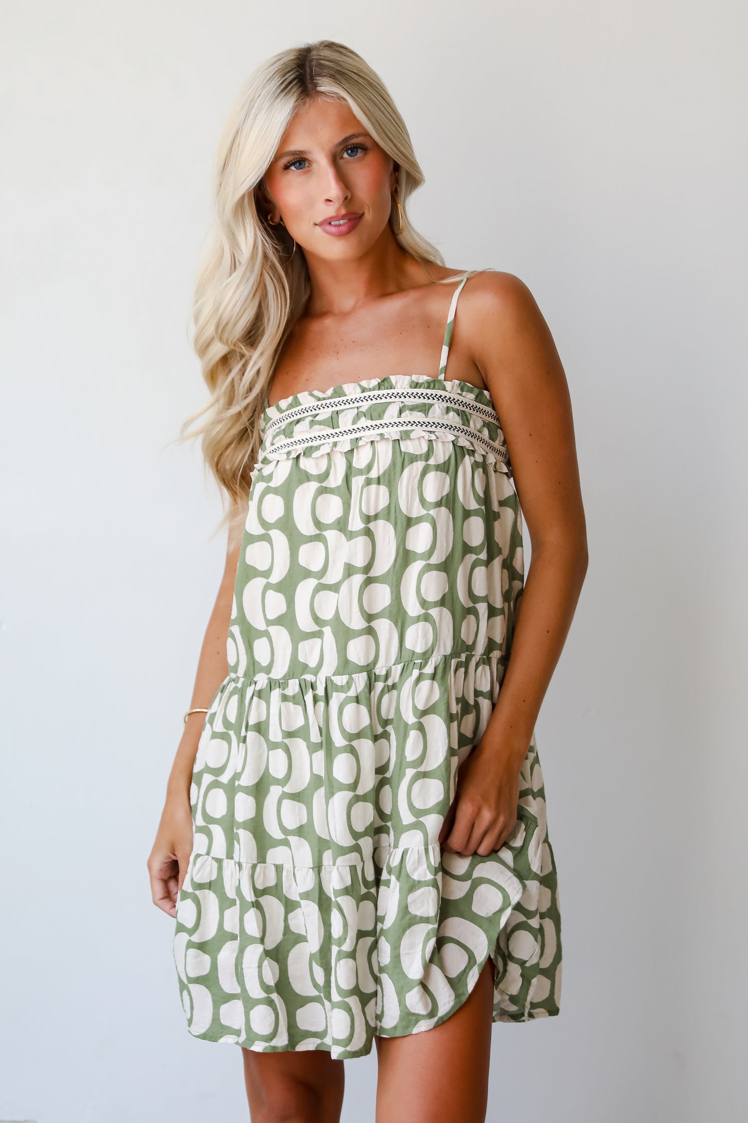 Darling Success Green Mini Dress