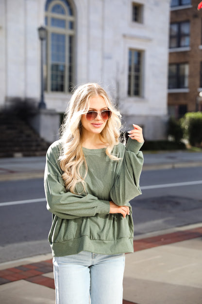 Leisure Essential Oversized Pullover