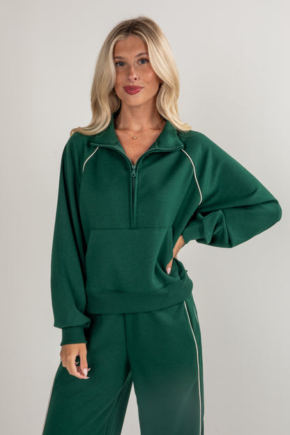 green track suit