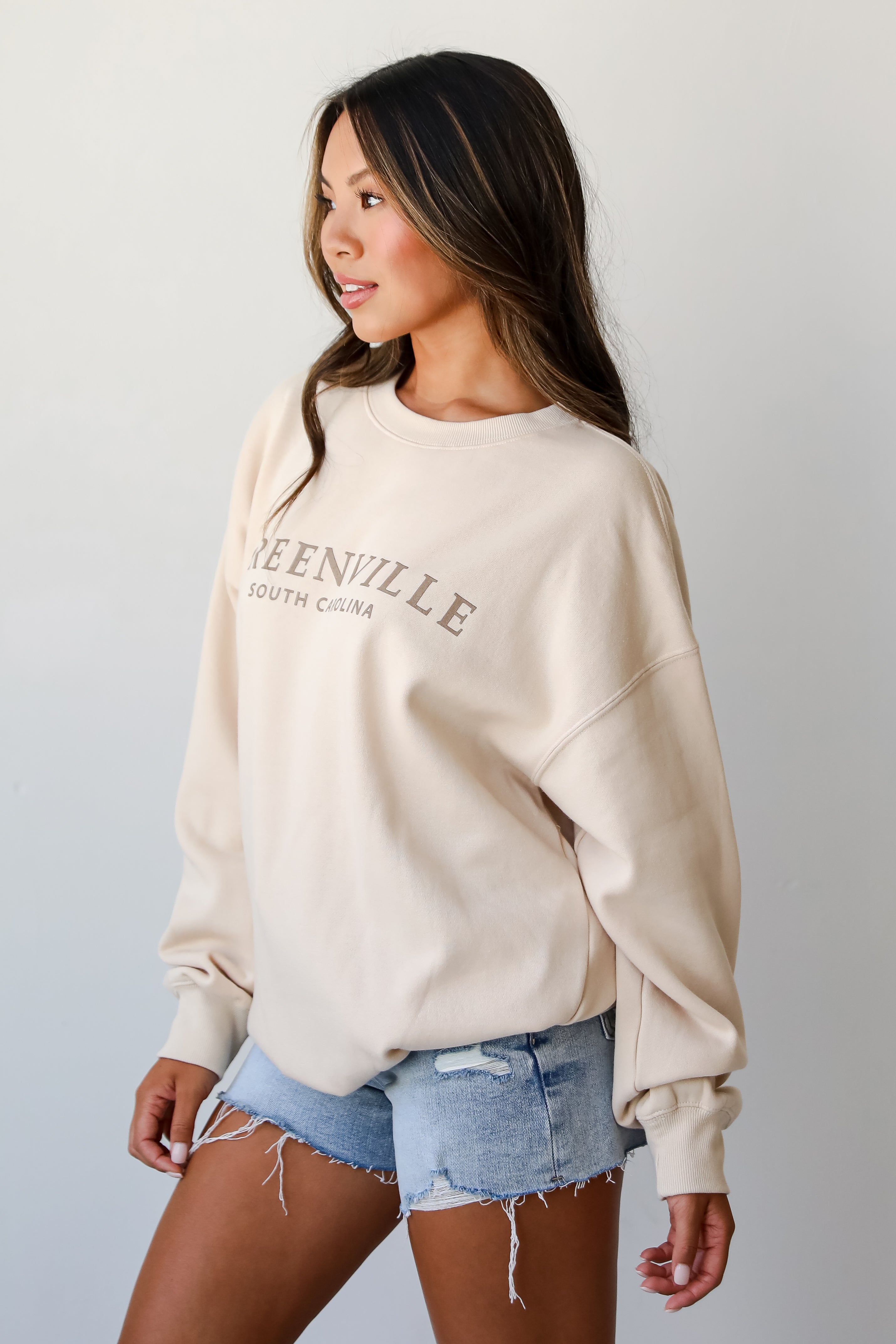 Ivory Greenville South Carolina Sweatshirt