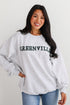 Heather Grey Greenville Embroidered Sweatshirt