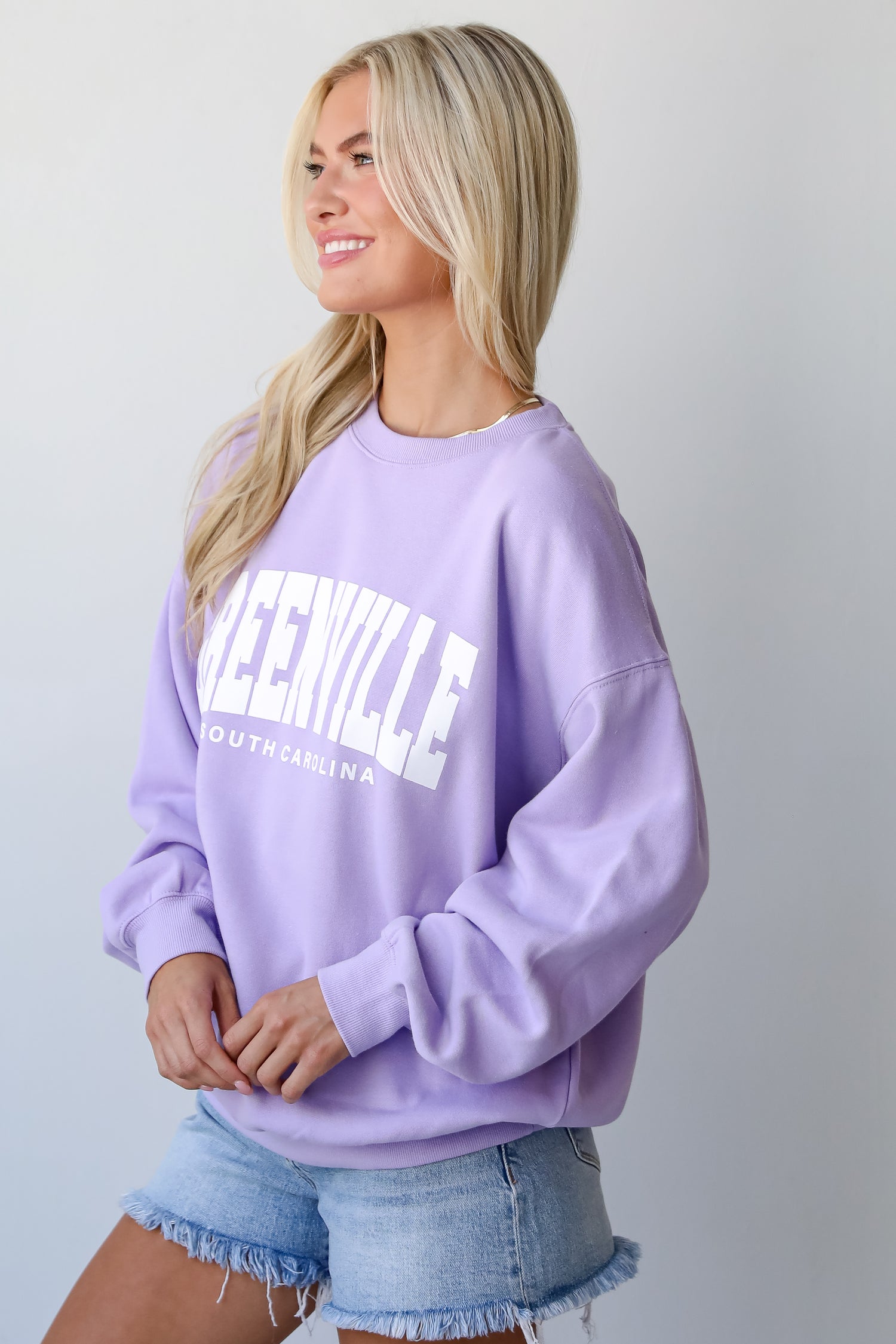 Lavender Greenville South Carolina Sweatshirt