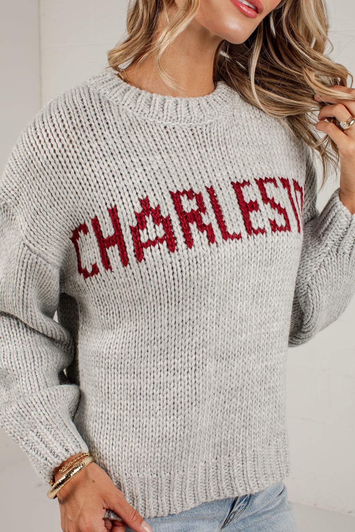 Charleston Script Knit Sweater