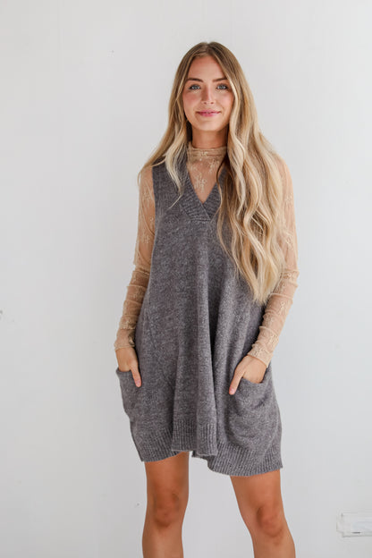 Successful Sophistication Sweater Mini Dress