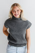 Autumn Perfection Charcoal Sweater Top