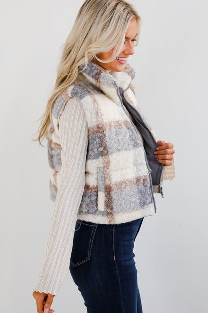 Snuggly Favorite Teddy Puffer Vest