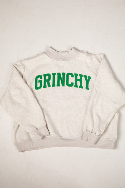 Beige sweatshirt with &