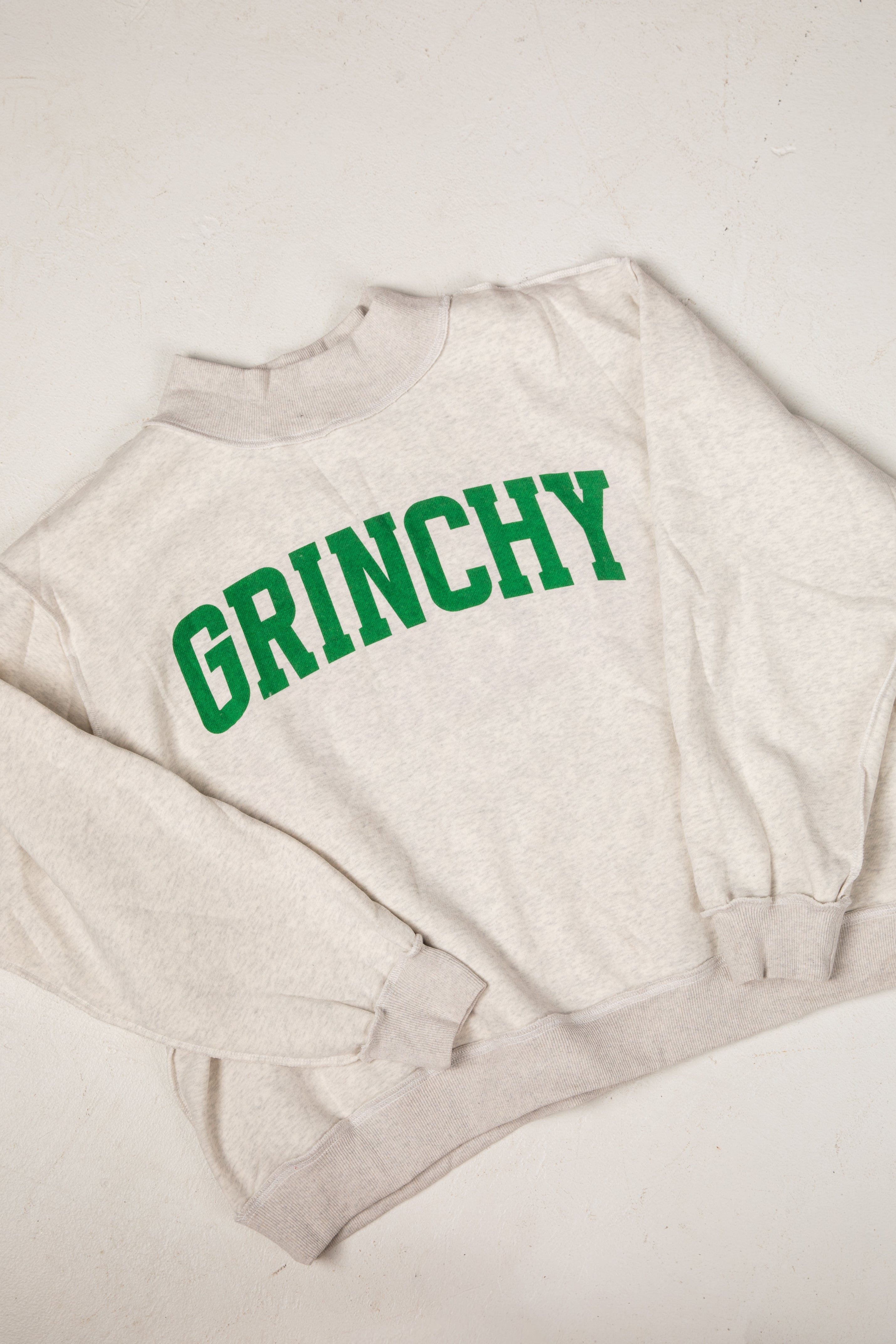 Beige sweatshirt with &