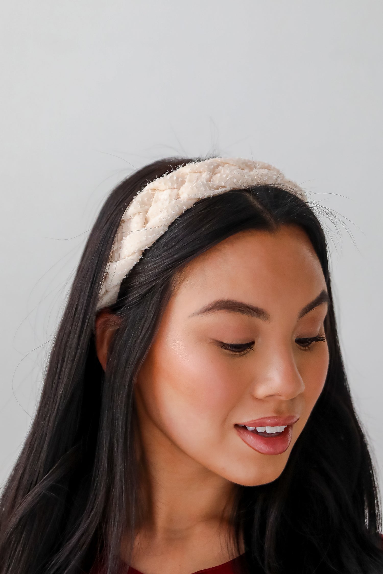 Ideally Dainty Ivory Braided Headband