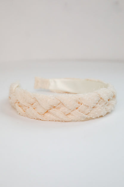 Ideally Dainty Ivory Braided Headband