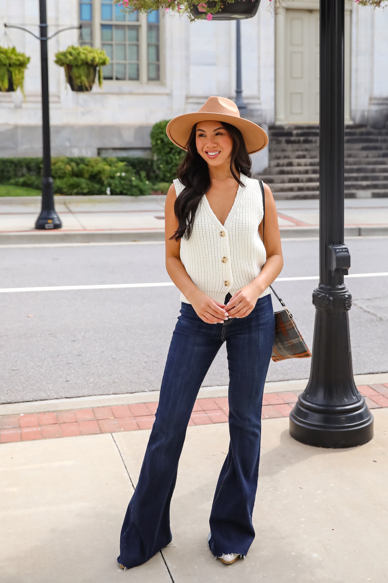 Cozy Guarantee Ivory Sweater Vest