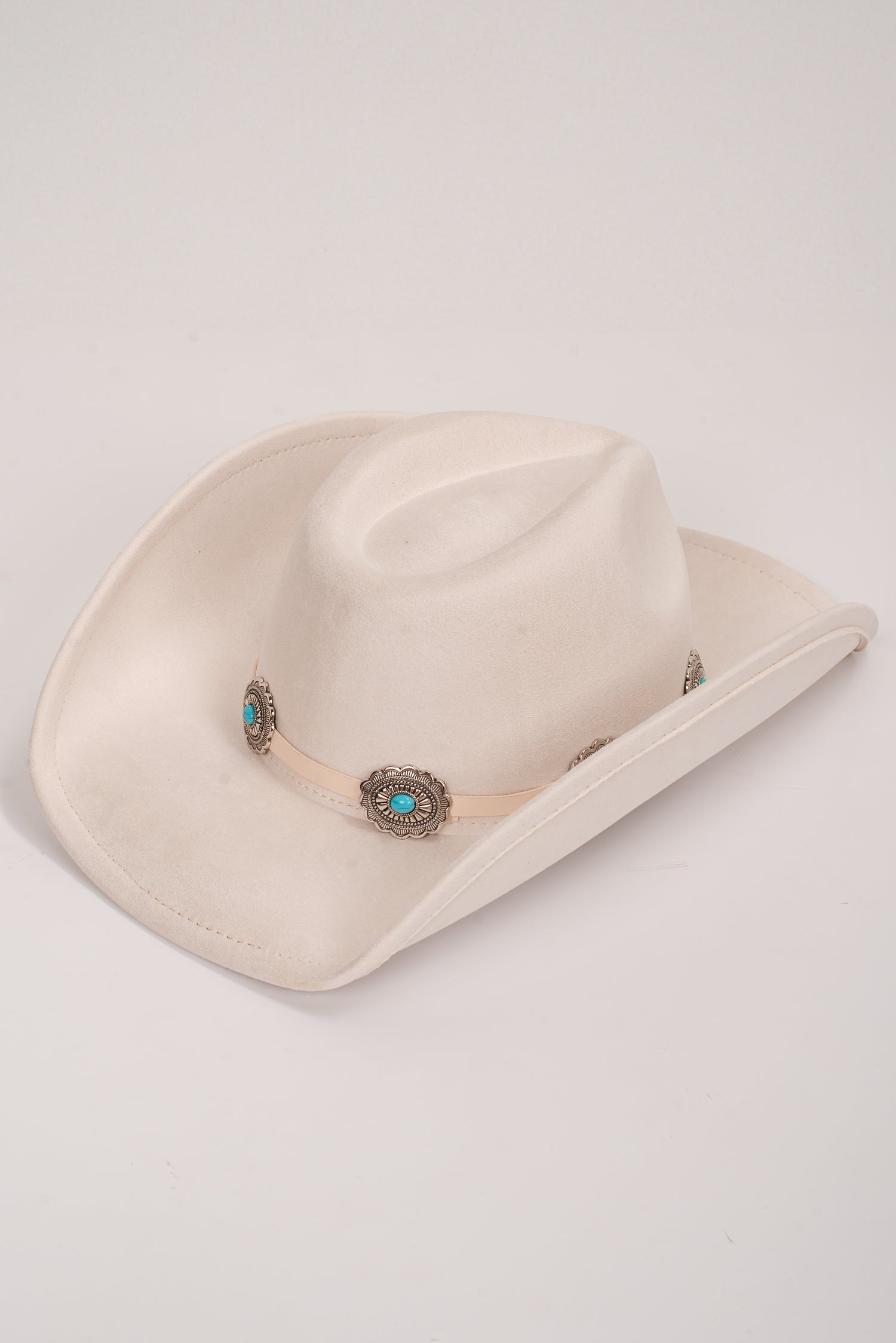 All American Ivory Fedora Western Hat