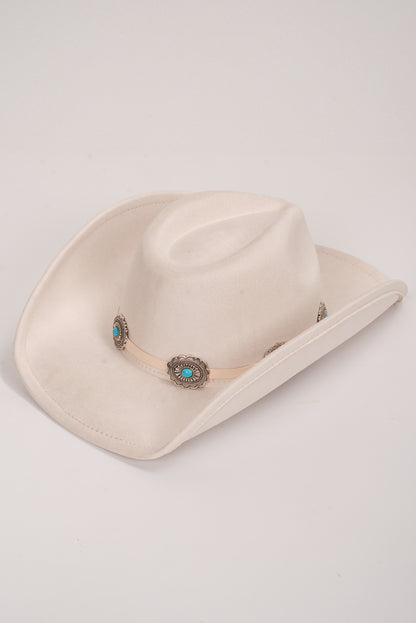 All American Ivory Fedora Western Hat