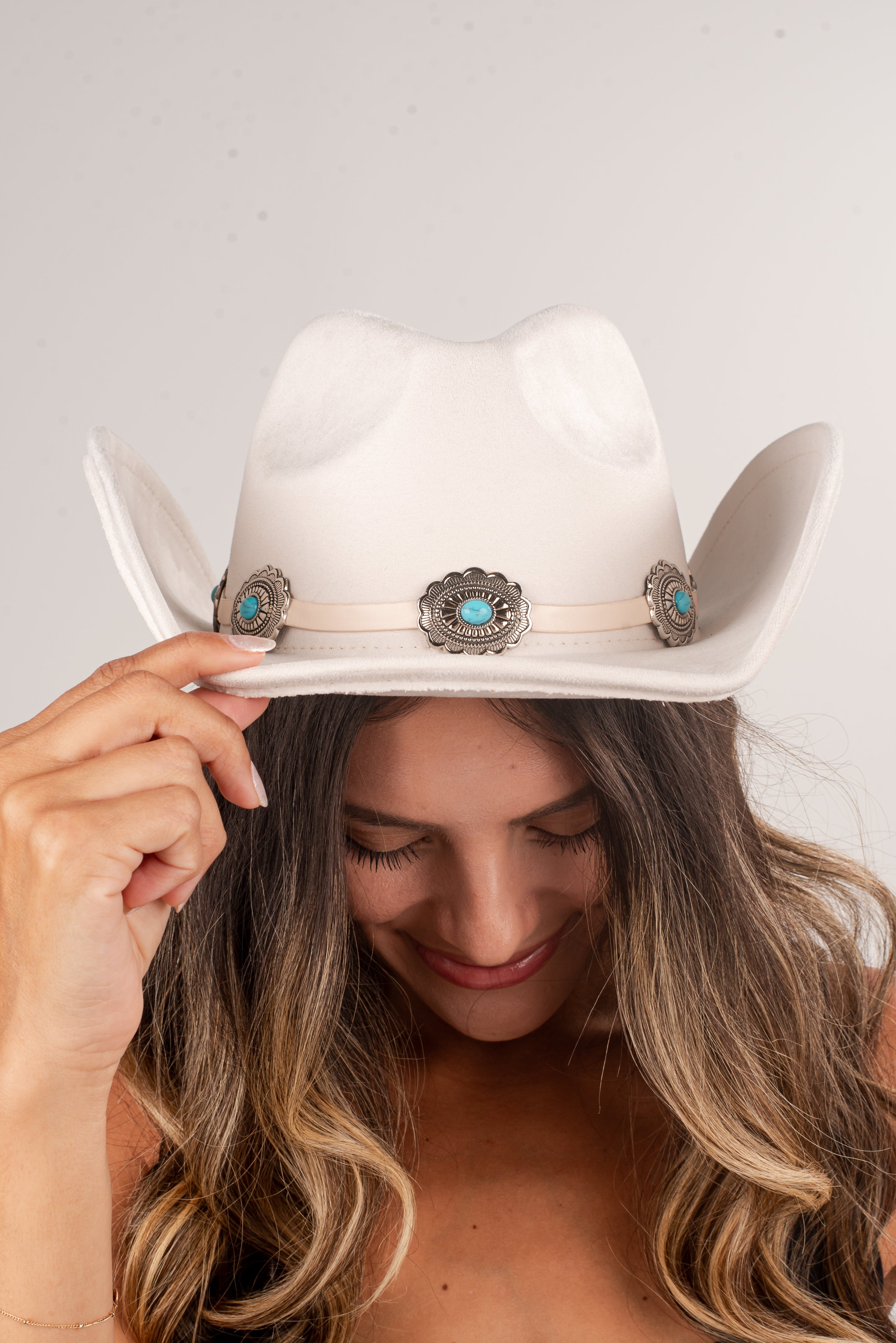All American Ivory Fedora Western Hat