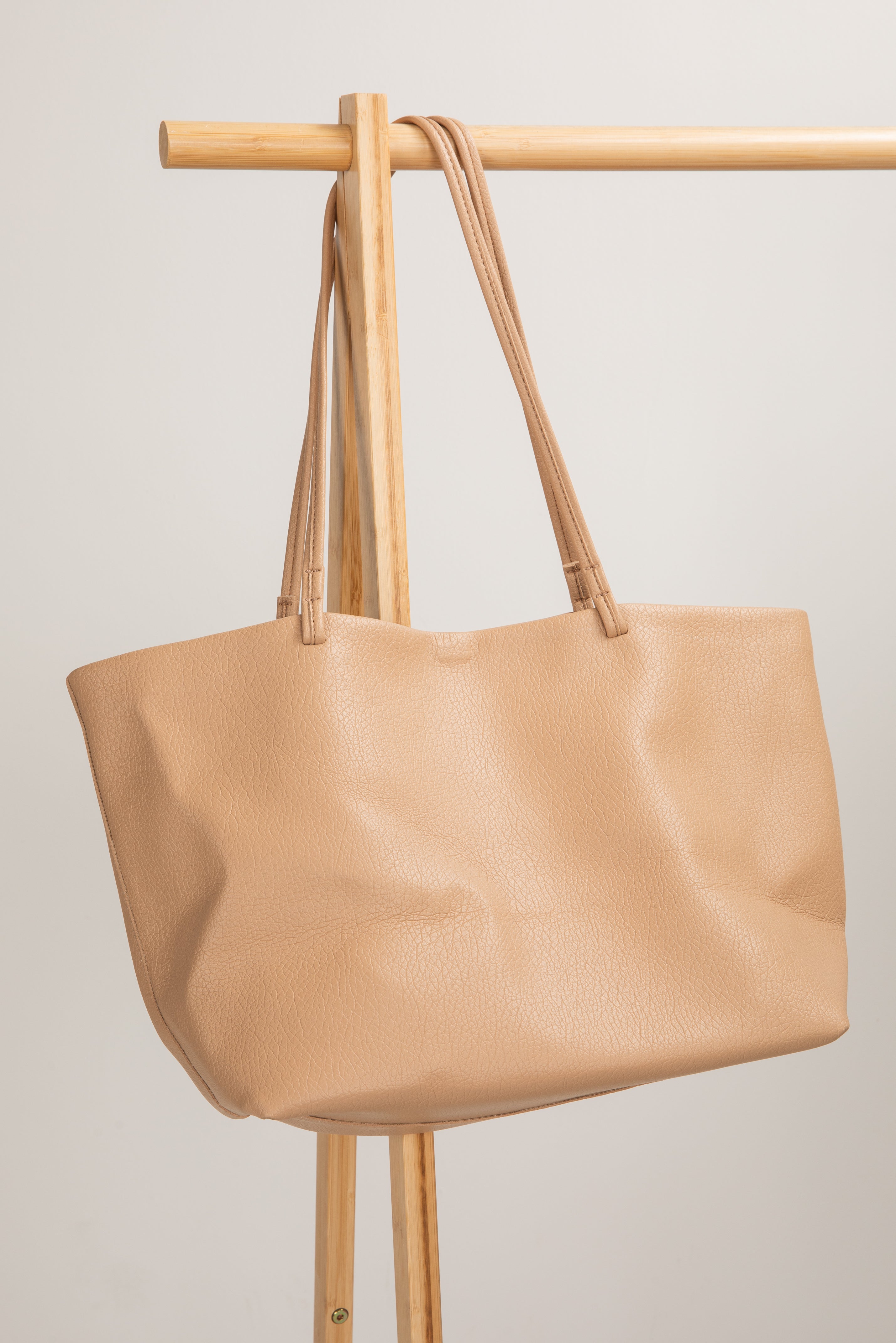 taupe shoulder bag