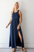 Ideal Choice Knit Maxi Dress