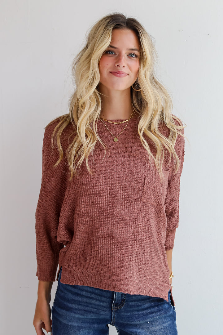 Mood Setter Lightweight Knit Sweater