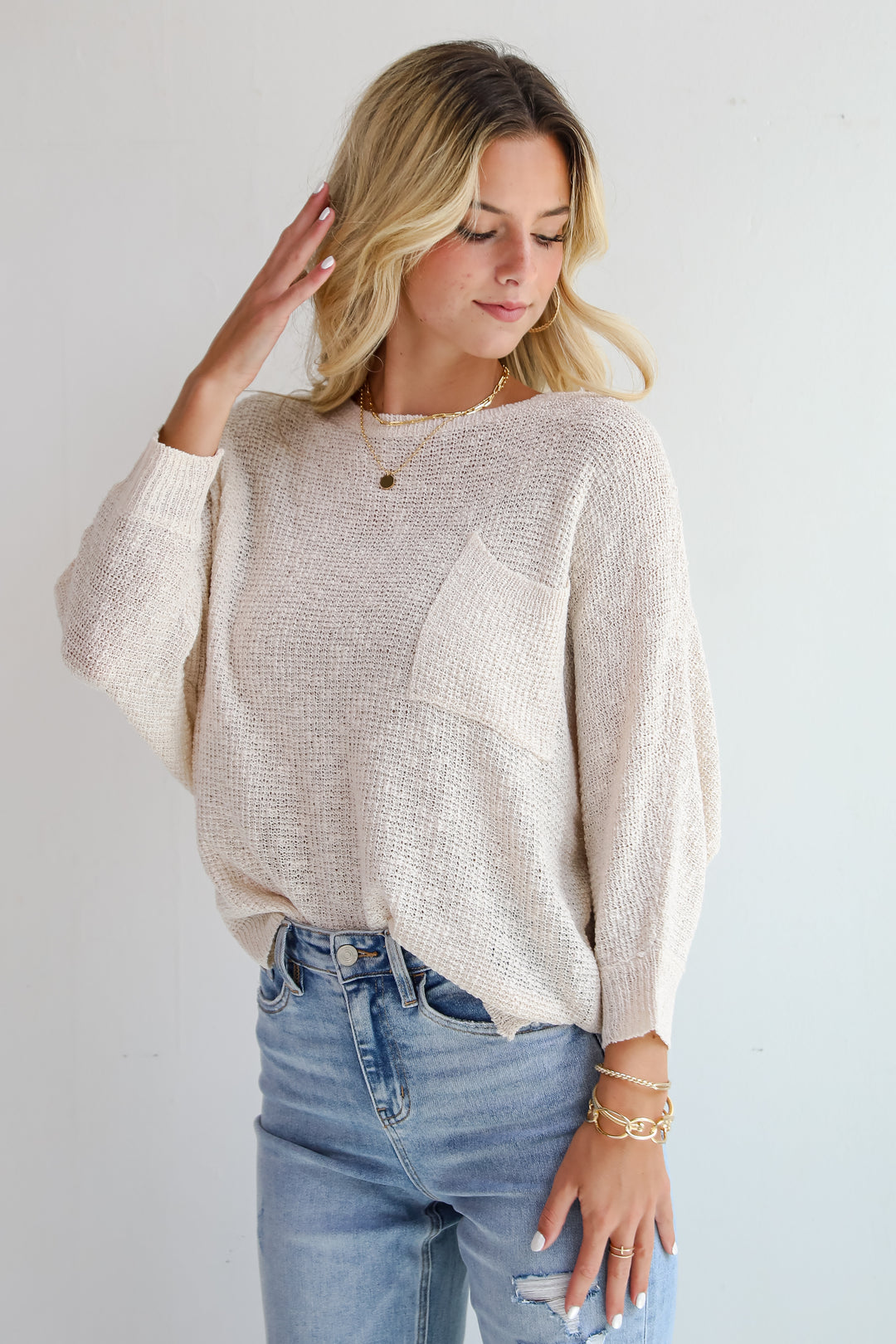 Mood Setter Lightweight Knit Sweater