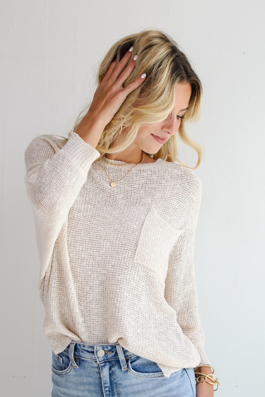 Mood Setter Lightweight Knit Sweater