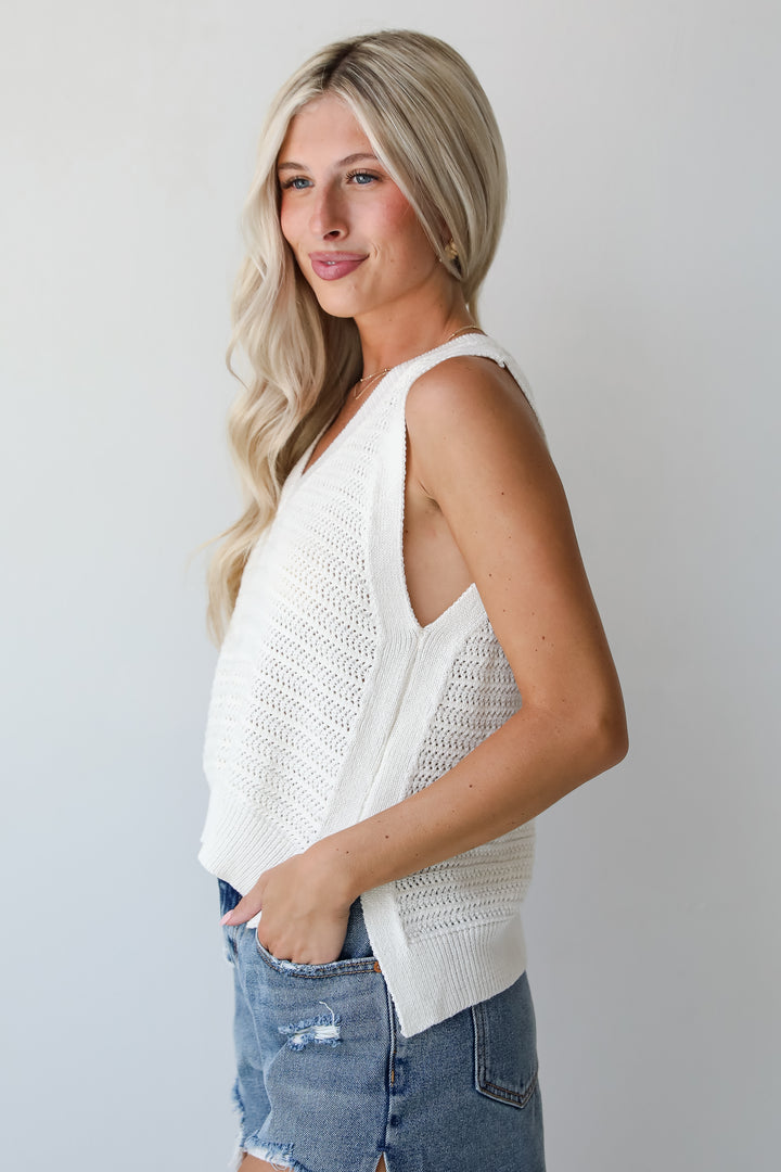 Casual Coziness Sweater Tank