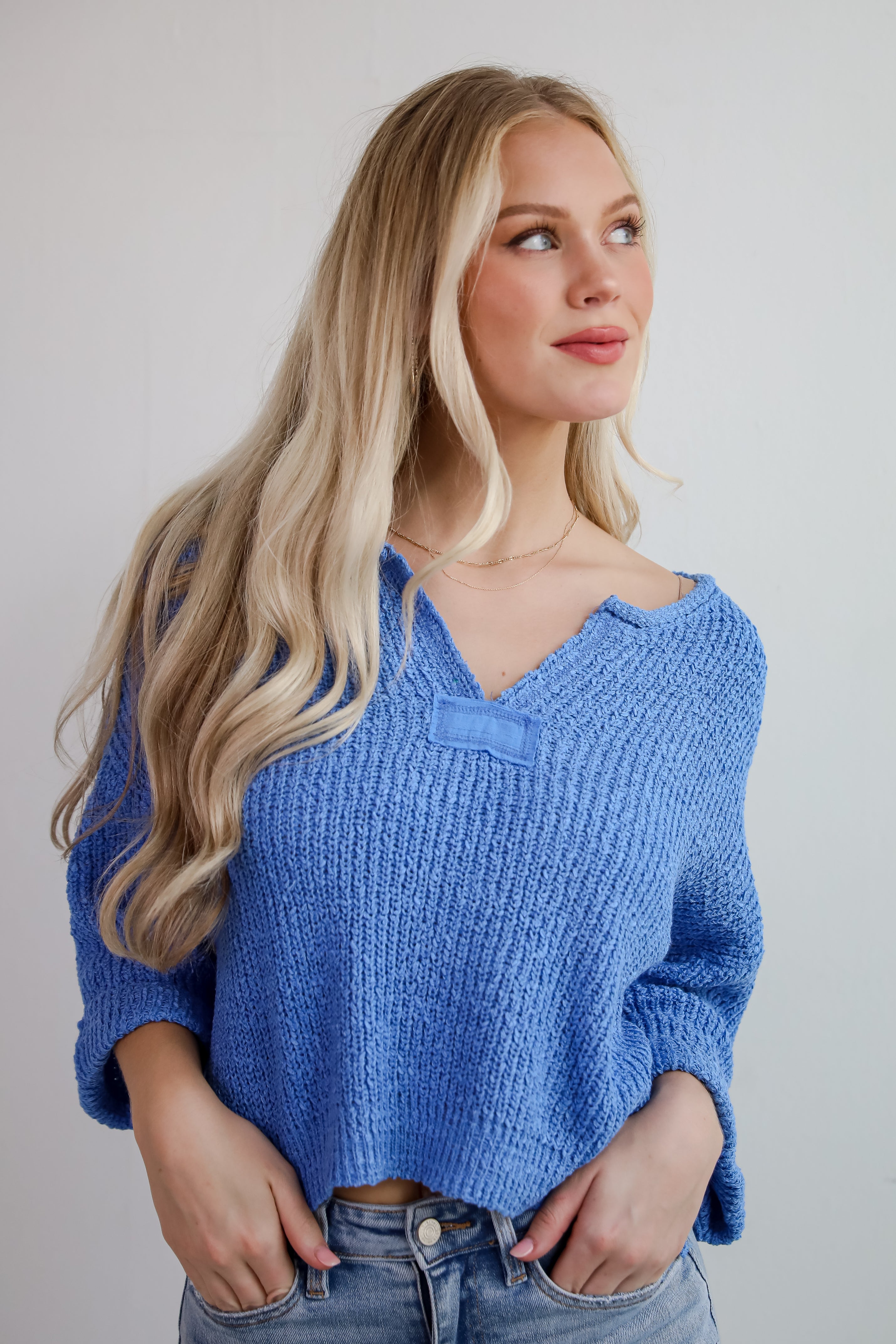 Cozy All Over Lightweight Knit Sweater