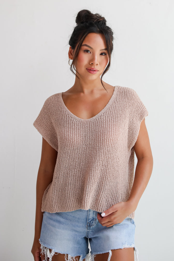 Cool Vibes Lightweight Knit Top