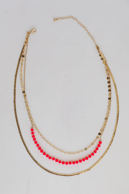 Beaded Layered Necklace