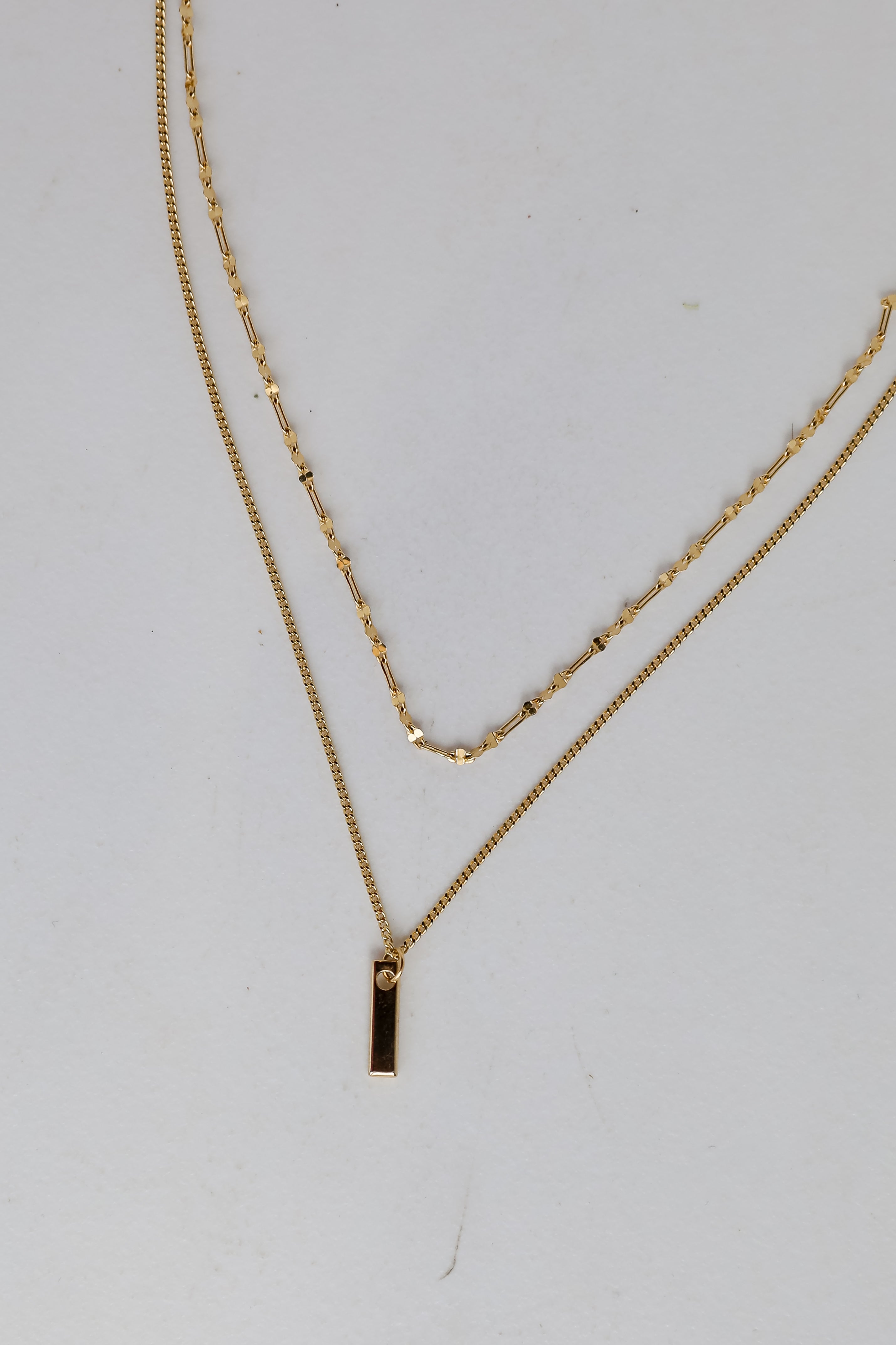 Charlie Gold Layered Chain Necklace dainty jewelry