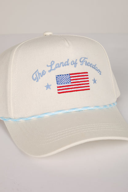 Light Blue Land Of Freedom Hat