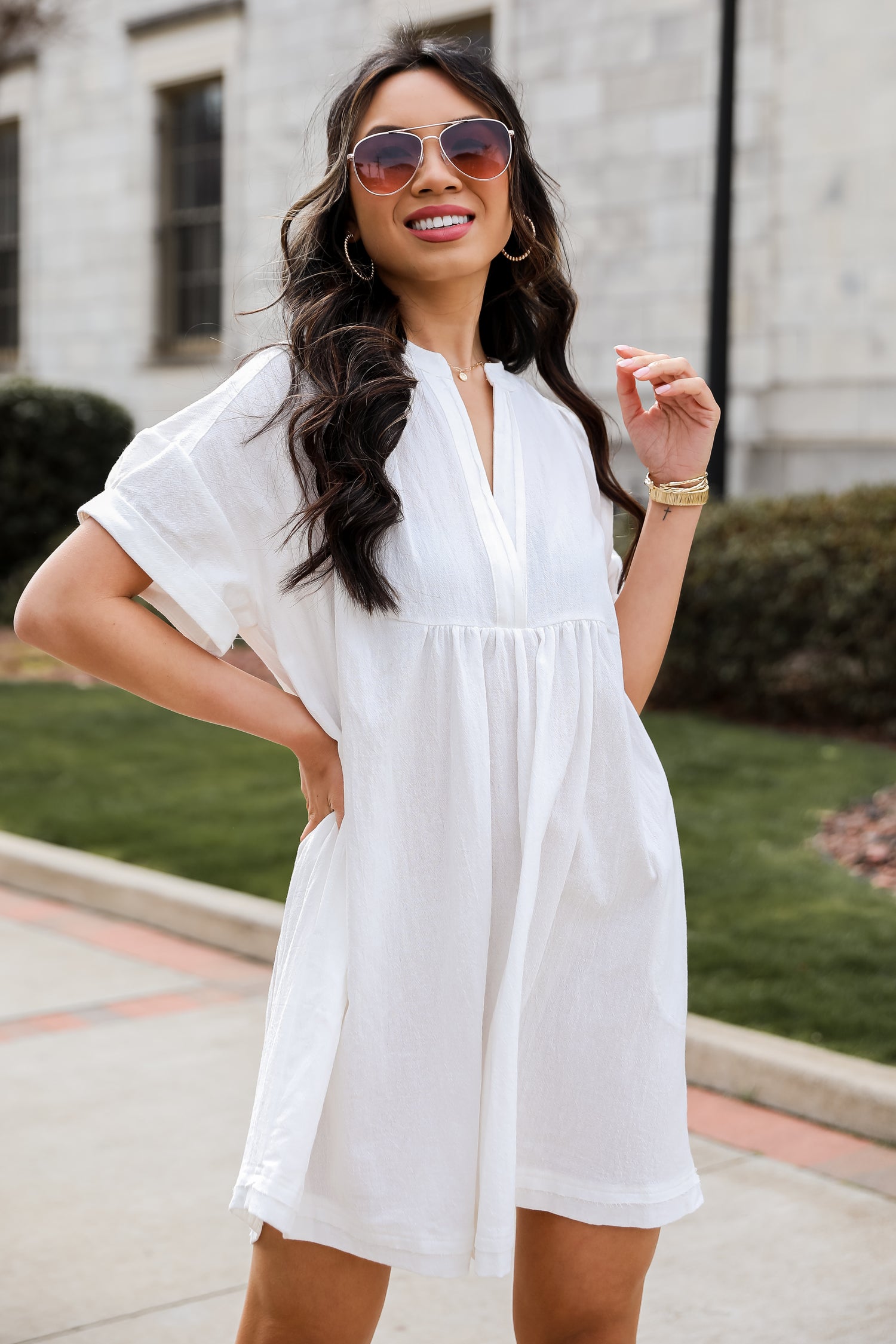 white dresses