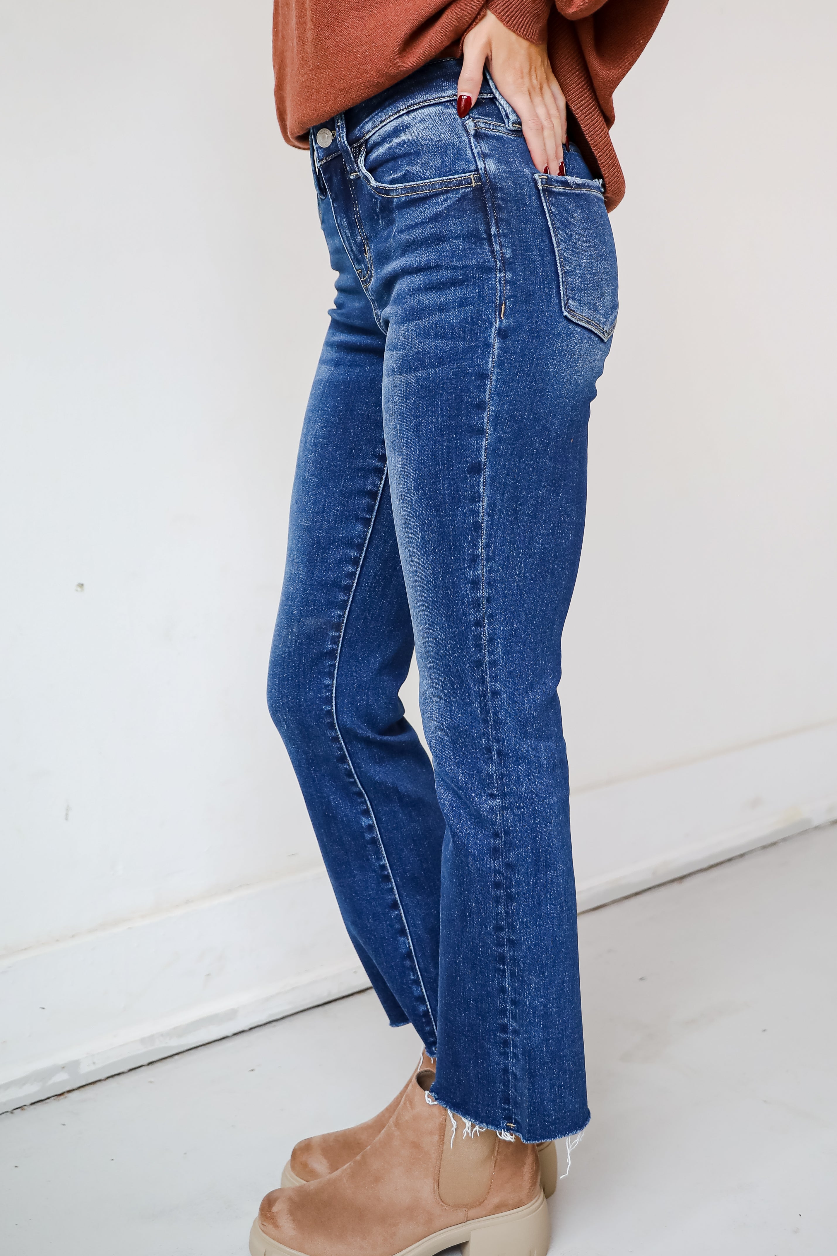 Lizzie Medium Wash High-Rise Bootcut Jeans