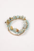 Aurora Mint Beaded Bracelet Set