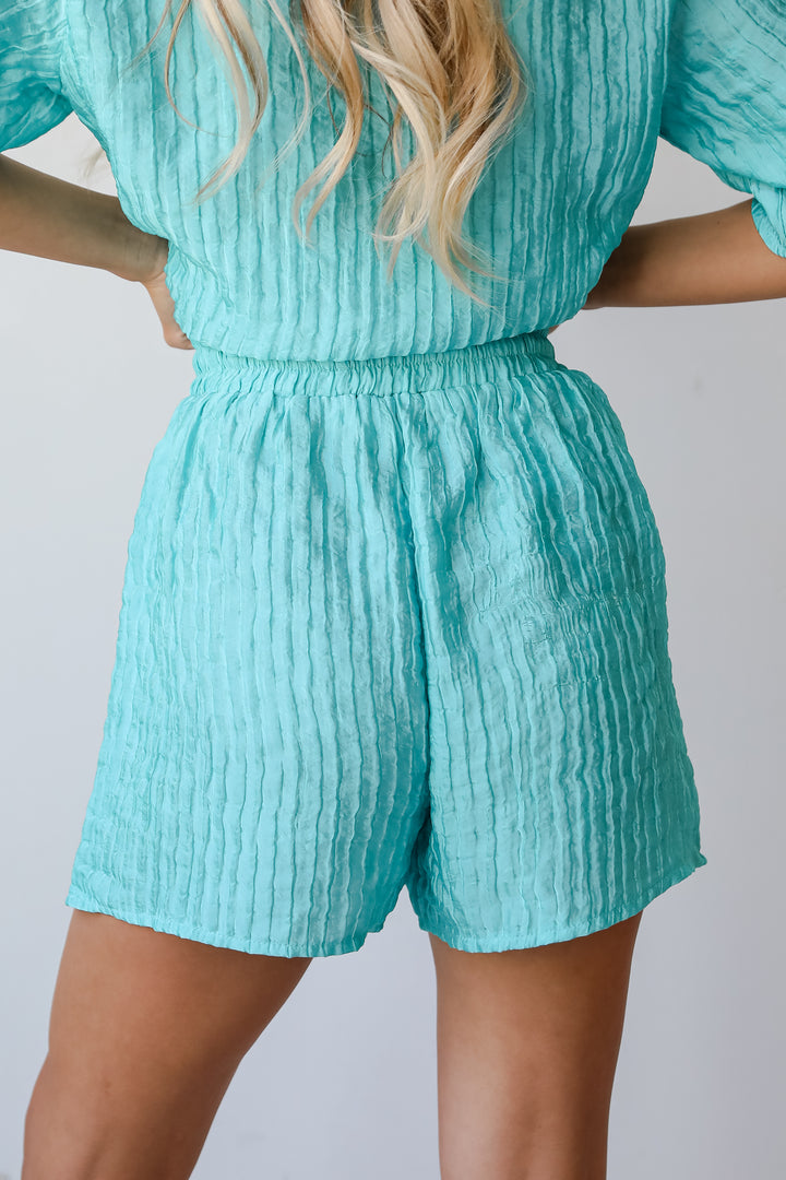 blue shorts for women