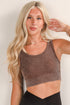 Lauren Ribbed Seamless Cropped Tank