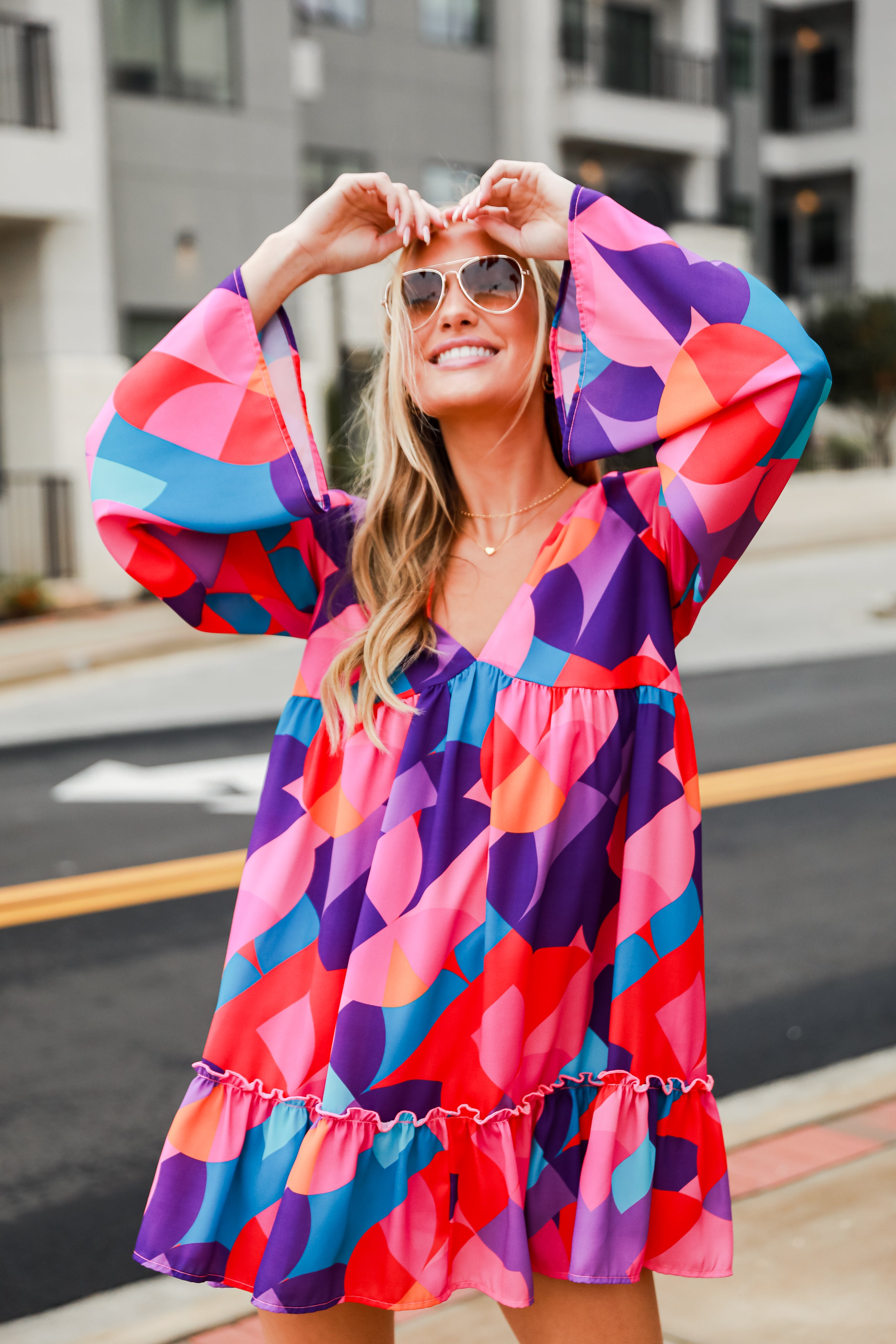 pink babydoll dress