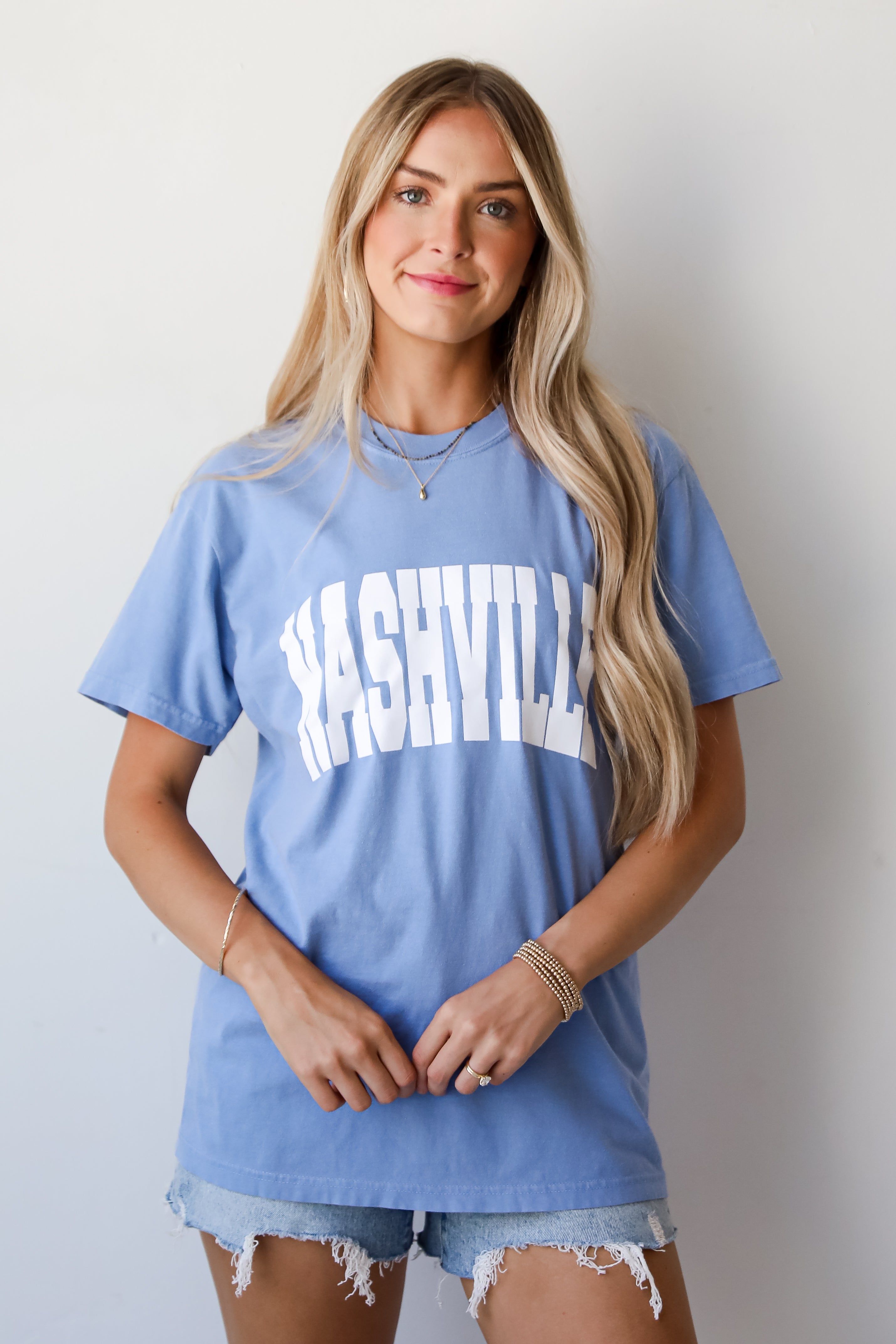 Light Blue Nashville Tee