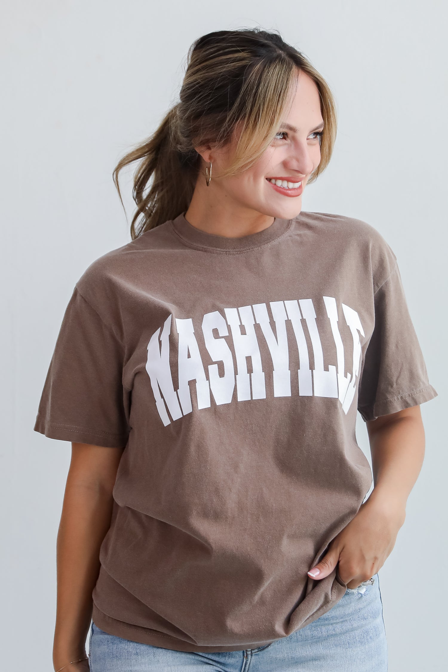 Brown Nashville Tee